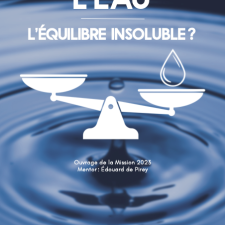 L'eau. L'équilibre insoluble ?